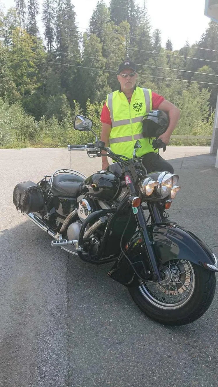 Einsatzbereit auch mit Motorrad – Mike Fehse