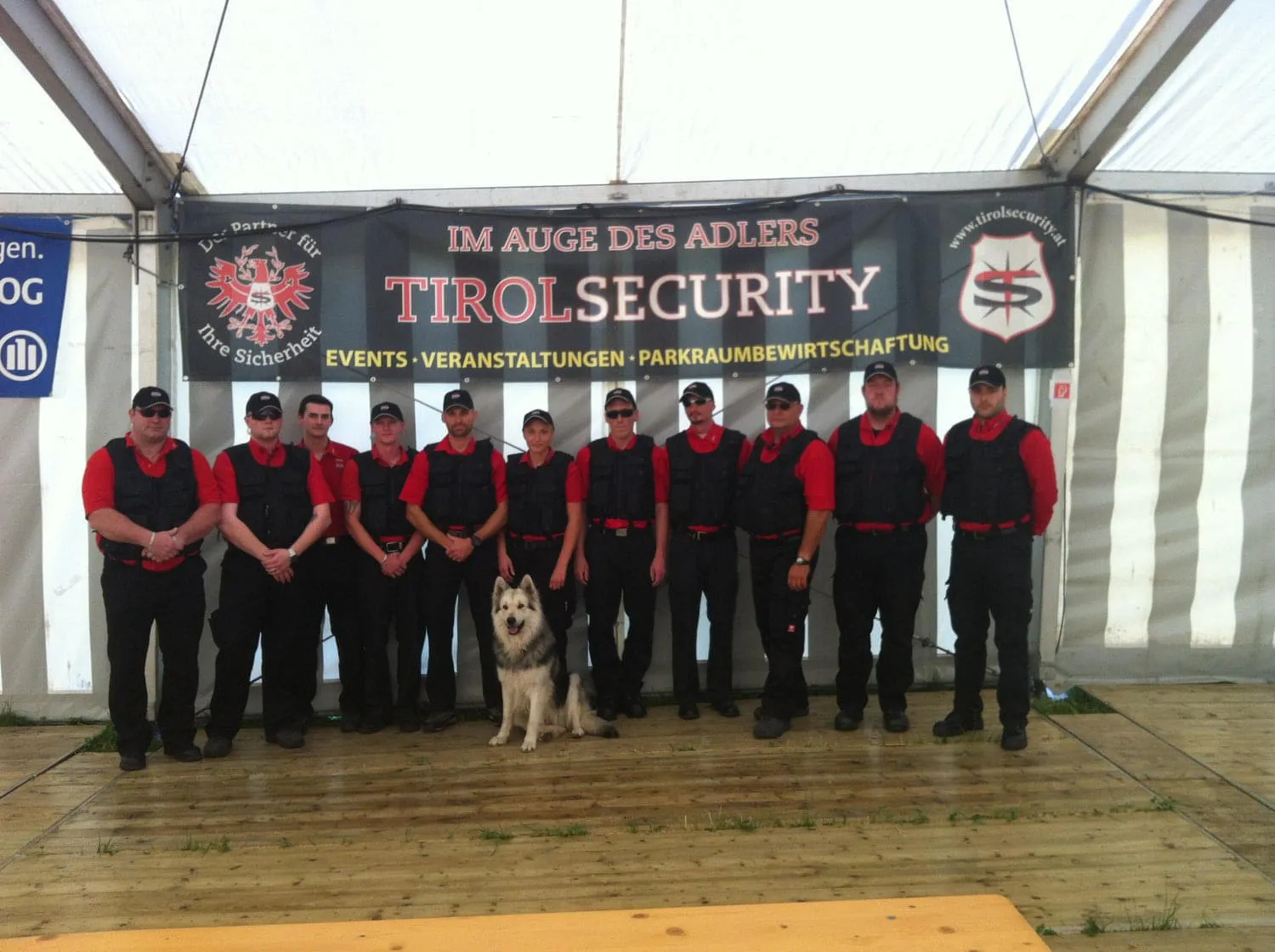 Impression aus dem Einsatz der Tirol Security