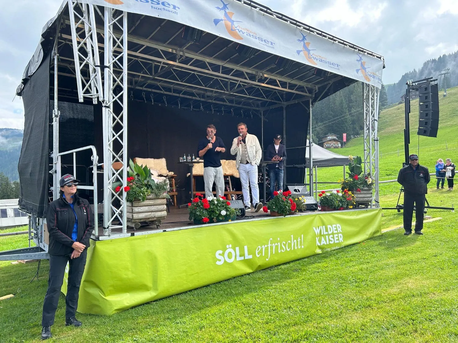 Impression aus dem Einsatz der Tirol Security