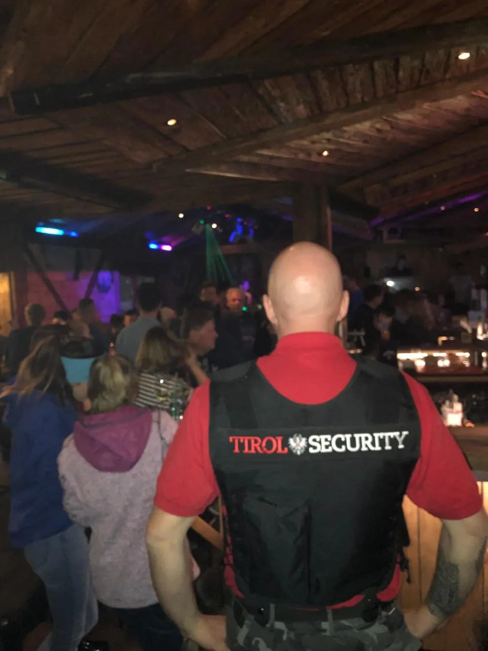 Impression aus dem Einsatz der Tirol Security