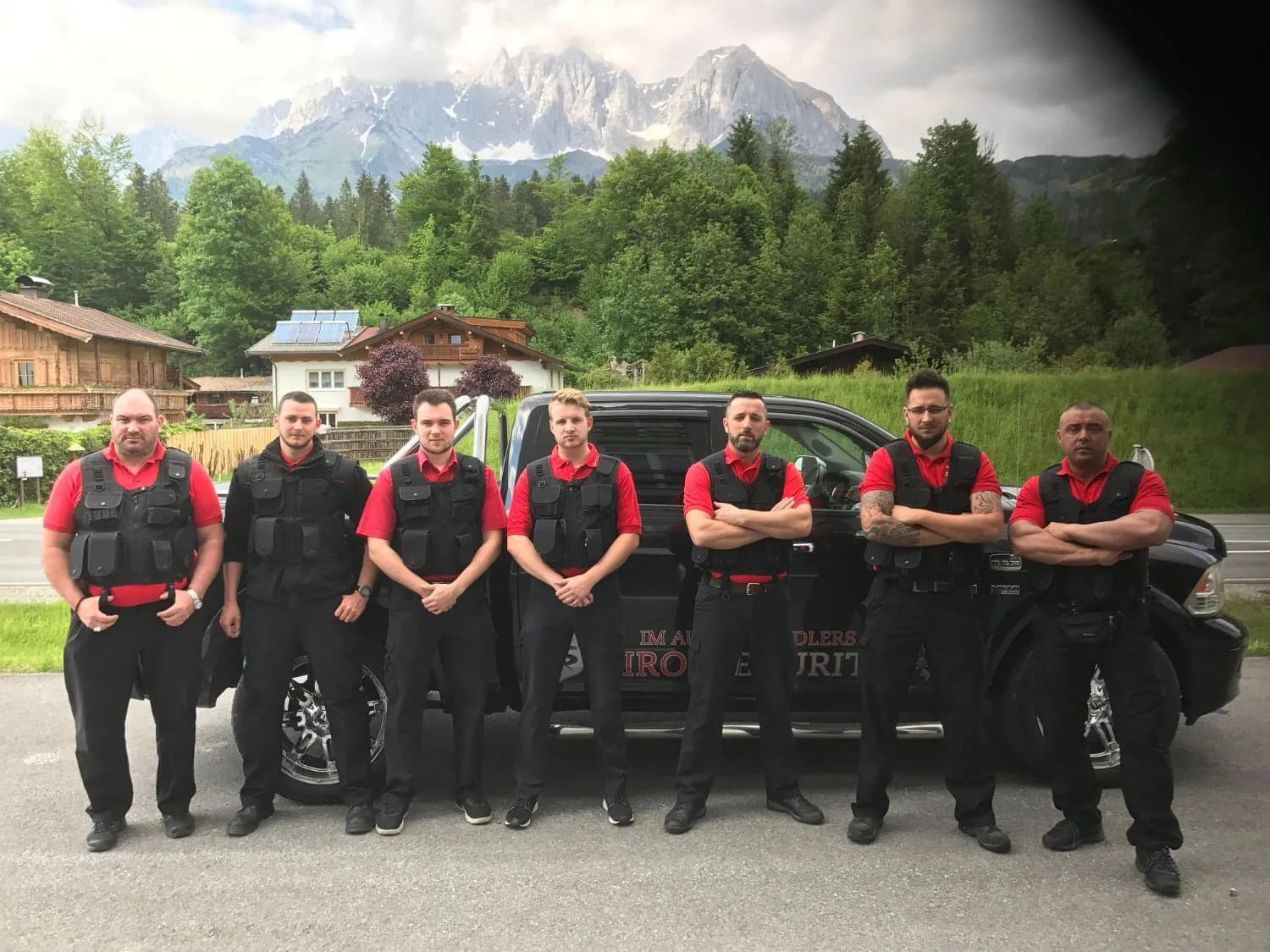 Impression aus dem Einsatz der Tirol Security