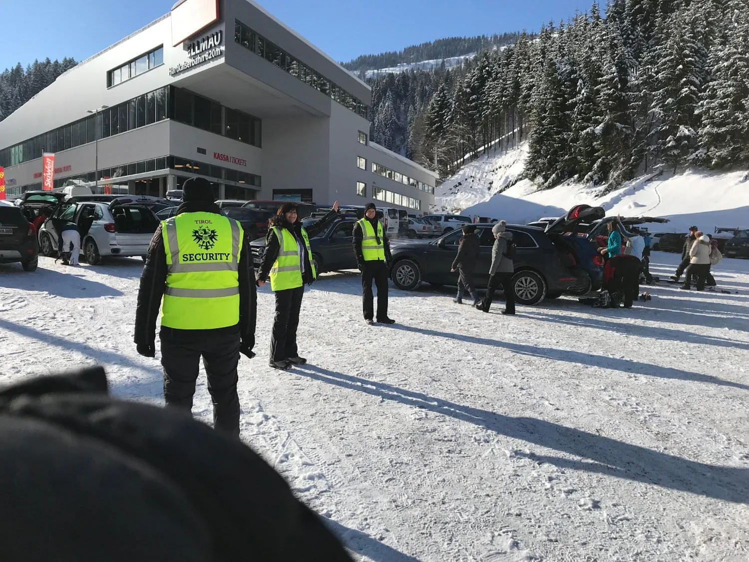 Impression aus dem Einsatz der Tirol Security