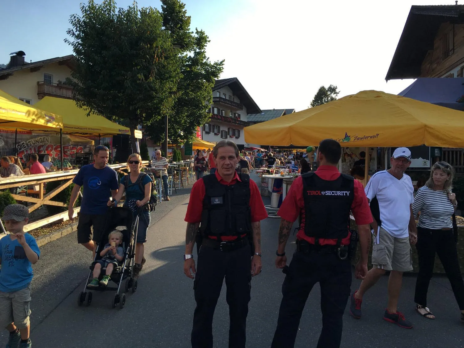 Impression aus dem Einsatz der Tirol Security