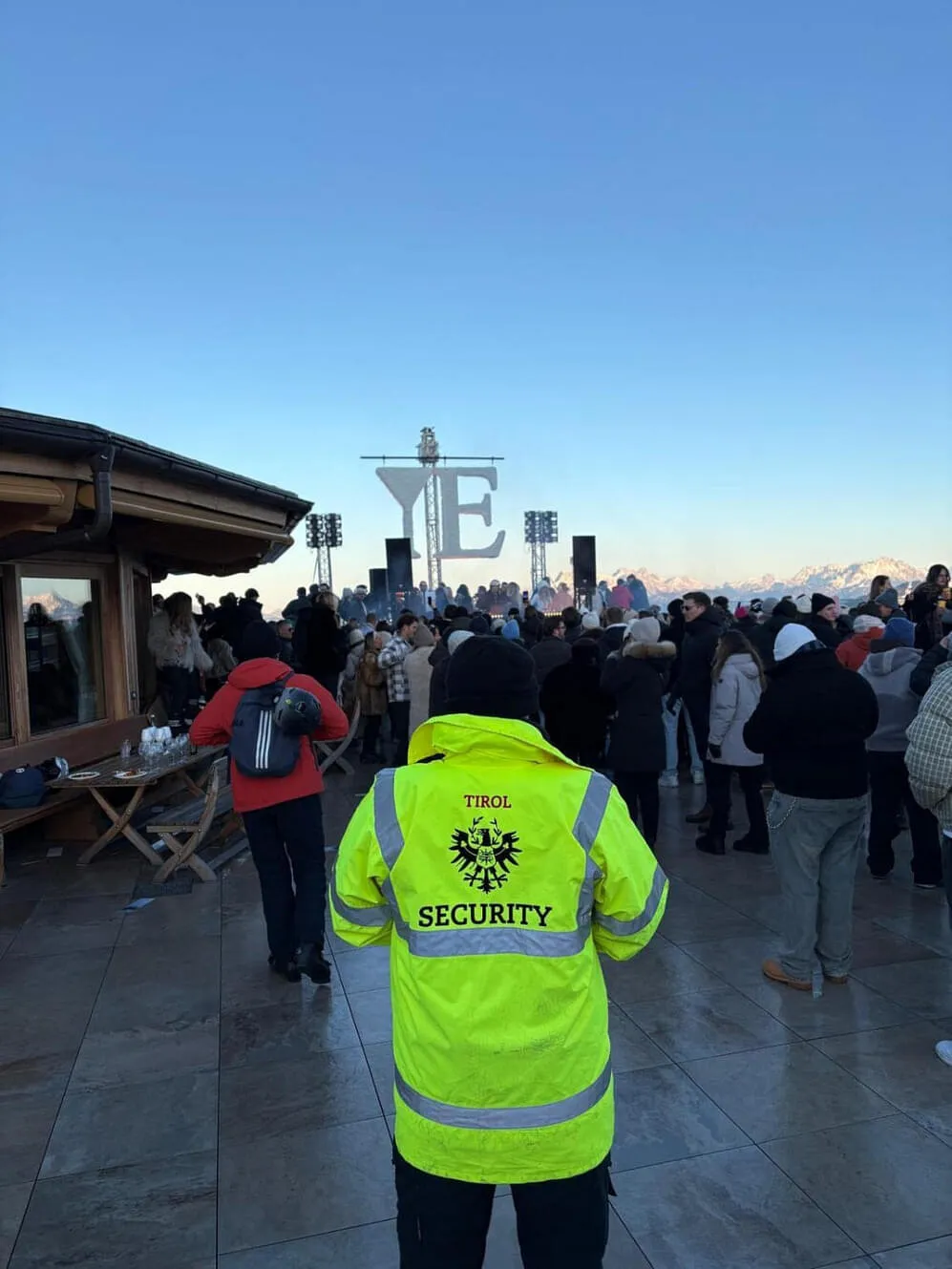 Impression aus dem Einsatz der Tirol Security